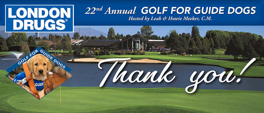 Thank you for joining us at the 22nd Annual Golf for Guide Dogs Tournament!